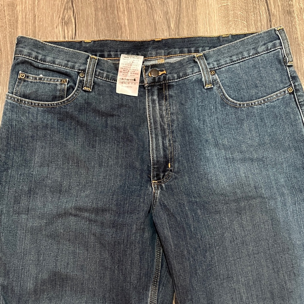 Carhartt Men's Straight Blue Jeans